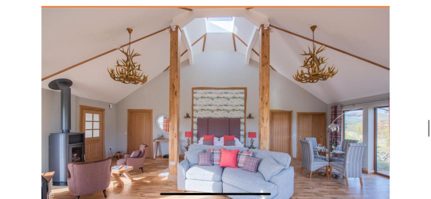 Dalnoid Cottages & Treehouses Nr Glenshee Dış mekan fotoğraf